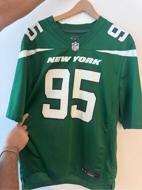 Nike New York Jets Home Football Jersey #95 Williams size XL